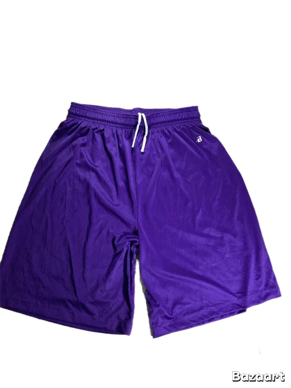 Badger Men's Core 9" Performance Shorts Purple Athletic Training